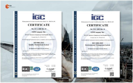 이제이엠컴퍼니, 품질경영시스템(ISO9001) 환경경영시스템(ISO14001)1인증 동시 획득